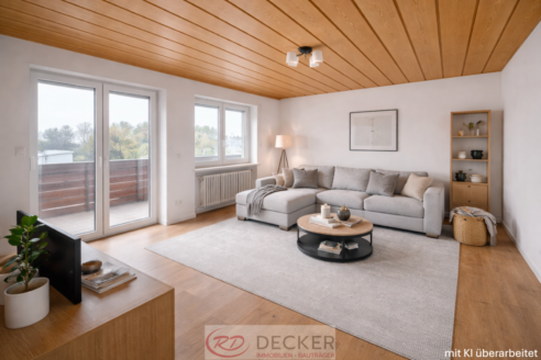 Feierabend in der Sonne: 3 Zimmer, modernisiert, München-nah