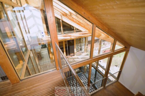 Außergewöhnliches Architektenhaus mit Atrium