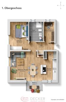 Wohnkomfort mit Balkon und cleverer Raumaufteilung