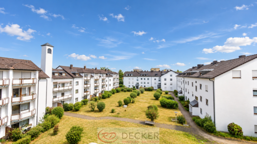 Licht. Raum. Südbalkon. 2 Zimmer DG Wohnung mit Einbauküche